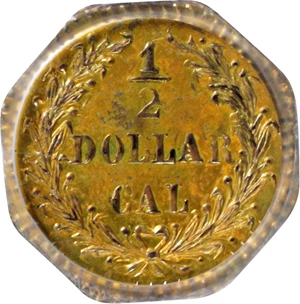 image for: 1876 Octagonal 50 Cents. BG-951. Rarity-5+. Indian Head. MS-63 (PCGS).