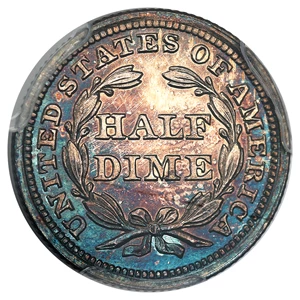 image for: 1859 H10C PCGS/CAC Proof 66 CAM ex: D.L. Hansen
