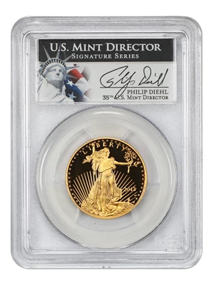 image for: 2013-W Gold Eagle $25 PCGS Proof 69 DCAM (Diehl Signature)