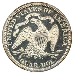 image for: 1886 25c PCGS Proof 67 DCAM