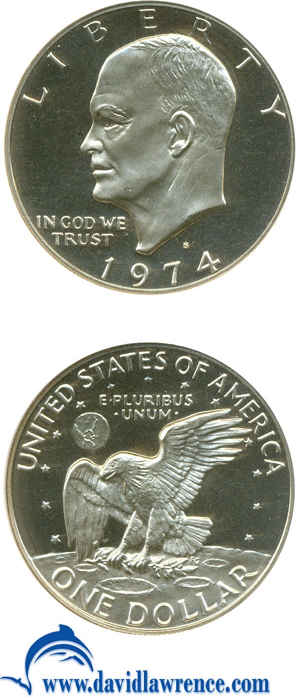 1974-S $1  Clad PR DCAM AU50 DCAM thumbnail 23