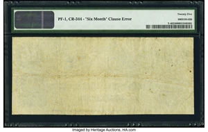 image for: T46 $10 1862 PF-1 Cr. 344 PMG Very Fine 25....