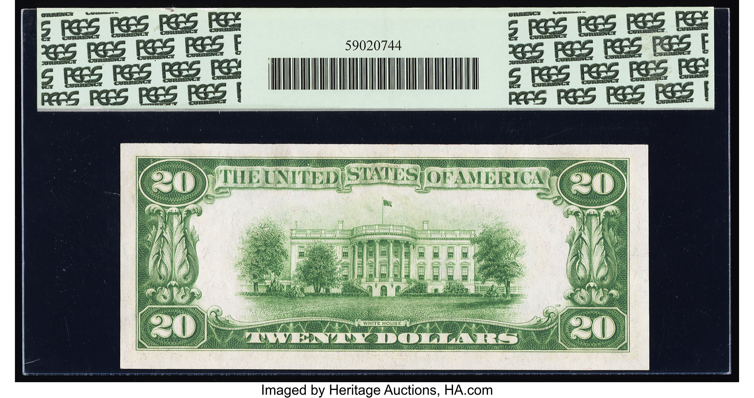 image for: Fr. 2050-C $20 1928 Federal Reserve Note. PCGS Gem New 66PPQ....