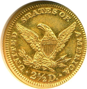 image for: 1900 $2 1/2 NGC Proof 60