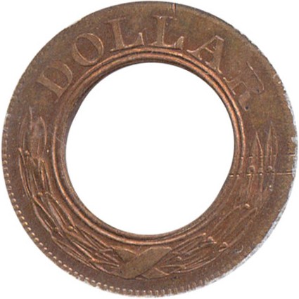 image for: Pattern: 1852 Gold $1 (Judd-147) PCGS Proof 63 RB