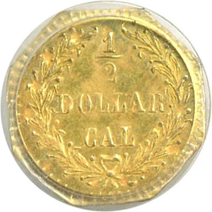 image for: Cal Gold: 1878/6 50c BG-952 PCGS MS63