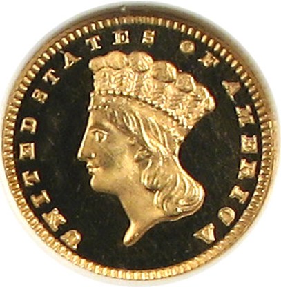 image for: 1876 G$1  NGC/CAC Proof 65 UCameo *Star*