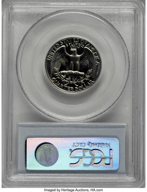 image for: 1966 25C SMS MS67 Cameo PCGS. Michael Fuller Collection. PCGS Population (74/6). NGC Census: (43/18). (#85998)...