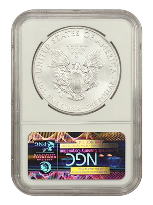 image for: 2014-W Silver Eagle $1 NGC MS70 (Burnished Annual Dollar Coin Set)