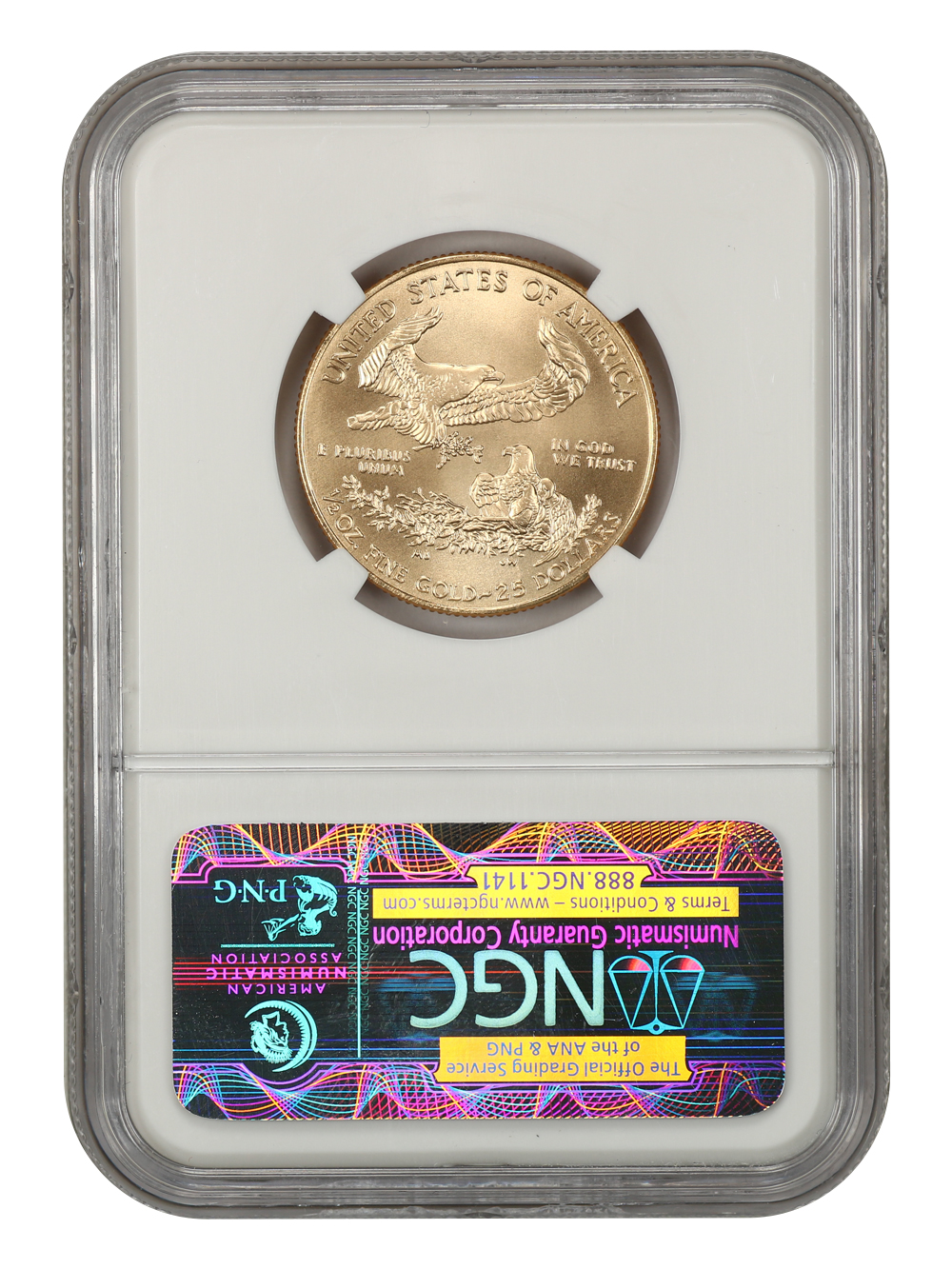 image for: 2010 Gold Eagle $25 NGC MS69