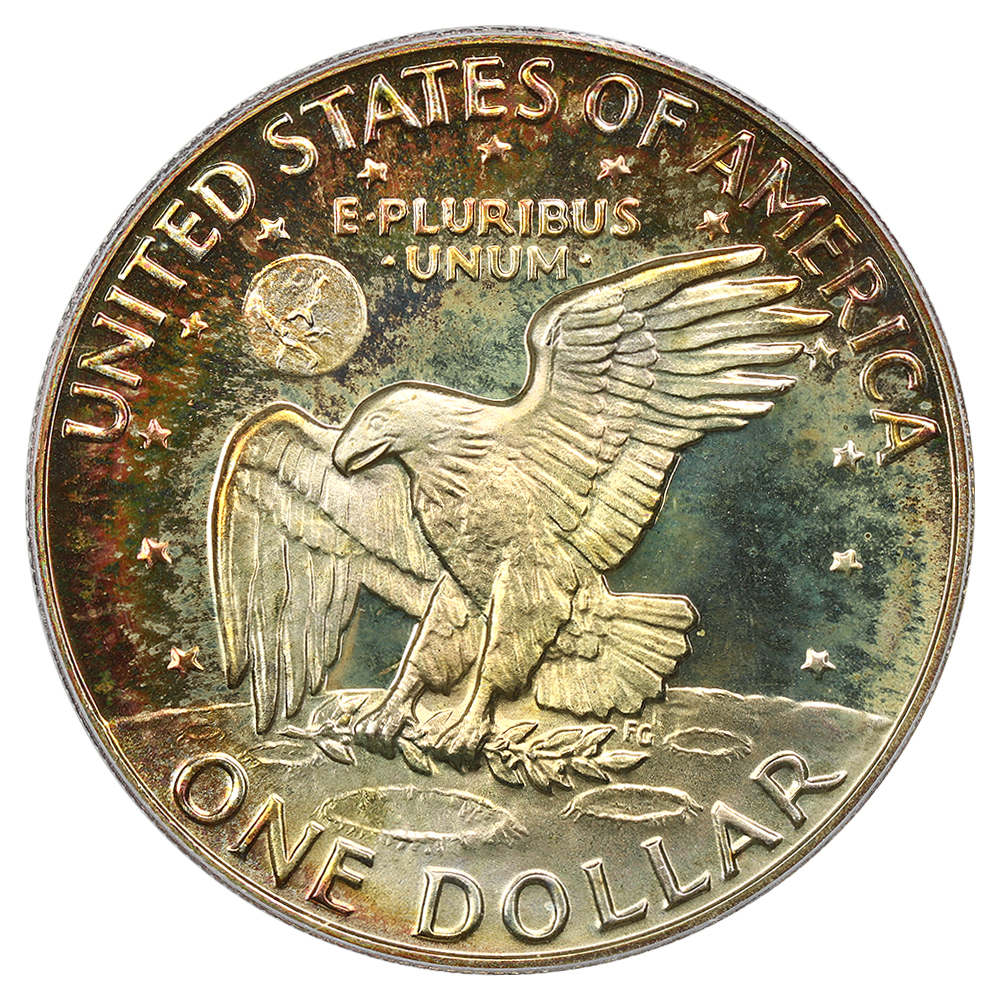 1974-S $1  Clad PR DCAM AU50 DCAM thumbnail 7