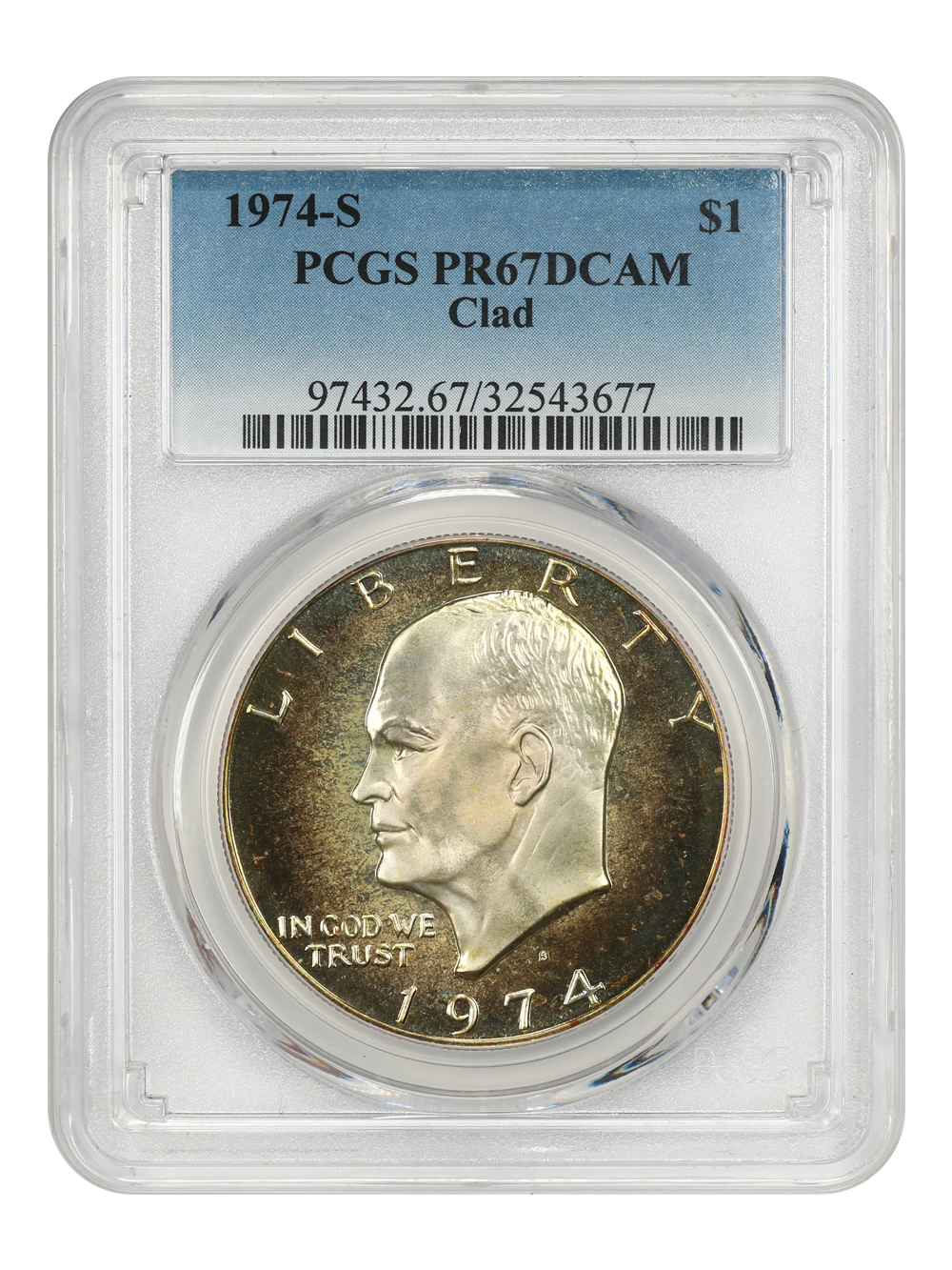 1974-S $1  Clad PR DCAM AU50 DCAM thumbnail 8
