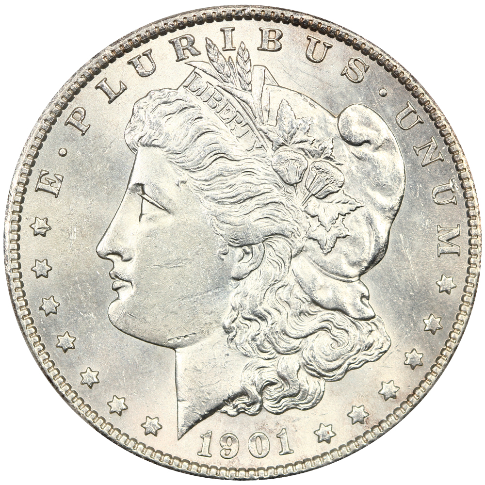 1901-S $1 PCGS UNC Details (Cleaned)