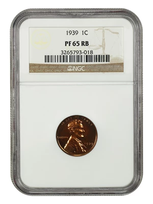 image for: 1939 1c NGC Proof 65 RB
