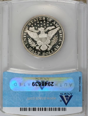 image for: 1900 50C PR62 Deep Cameo ANACS. NGC Census: (0/5). PCGS Population (0/9). (#96547)...