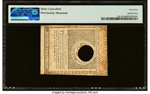 image for: New Hampshire April 29, 1780 $3 PMG Choice Extremely Fine 45....