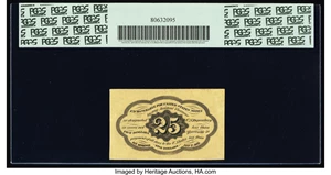 image for: Fr. 1282 25¢ First Issue PCGS Choice New 63....