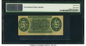 image for: Fr. 1360 50¢ Third Issue Justice PMG Choice Uncirculated 63 EPQ....