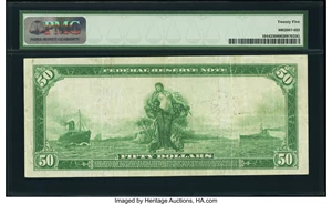image for: Fr. 1044 $50 1914 Federal Reserve Note PMG Very Fine 25....