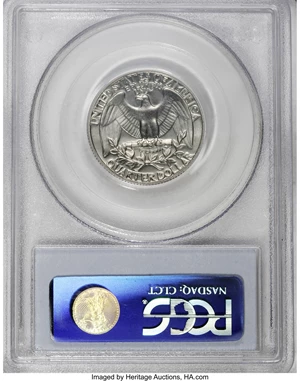 image for: 1971-D 25C MS67 PCGS. Michael Fuller Collection. PCGS Population (45/0). NGC Census: (23/2). Mintage: 258,634,432. (#5888)...