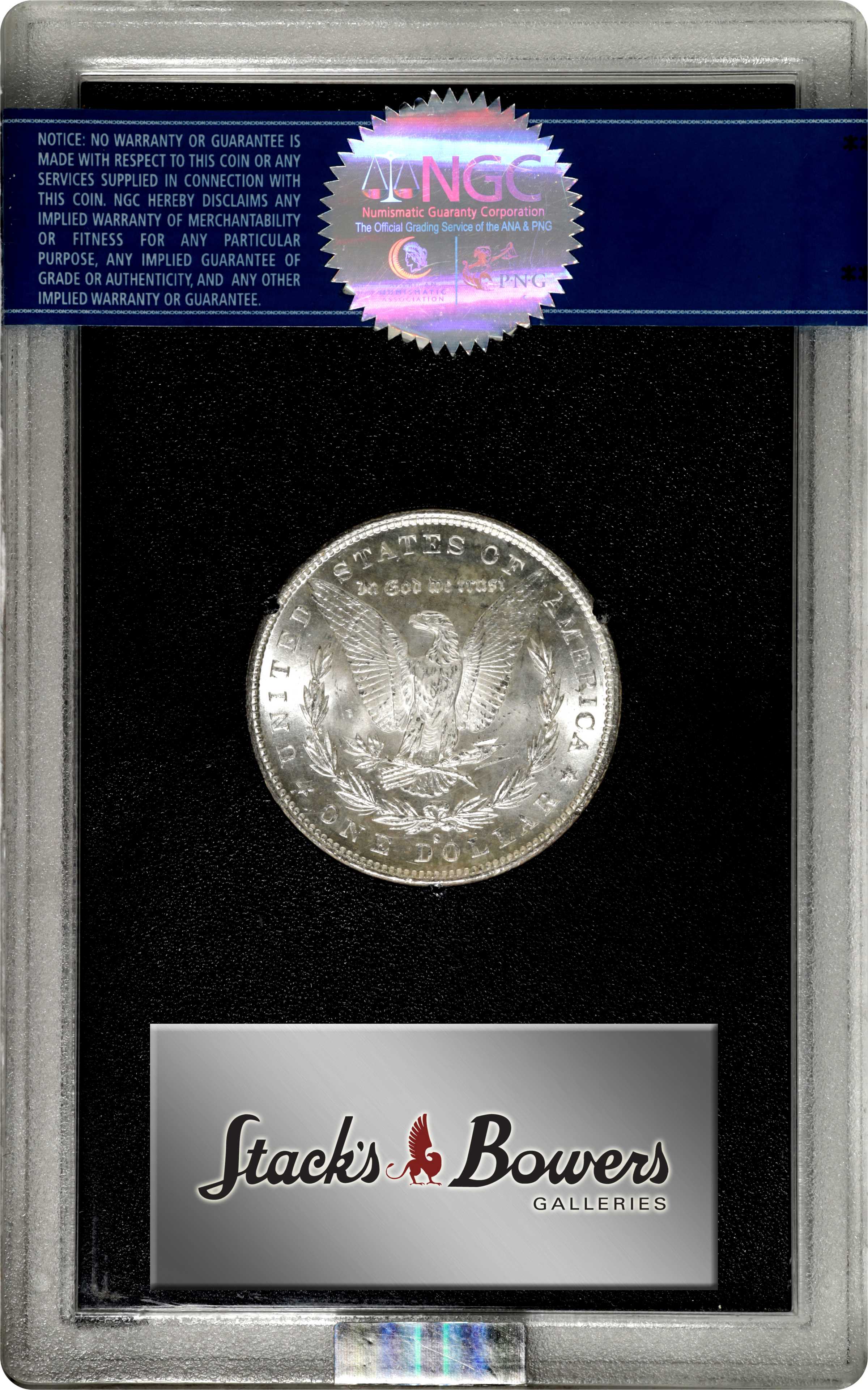 image for: 1879-S GSA Morgan Silver Dollar. MS-63 (NGC).