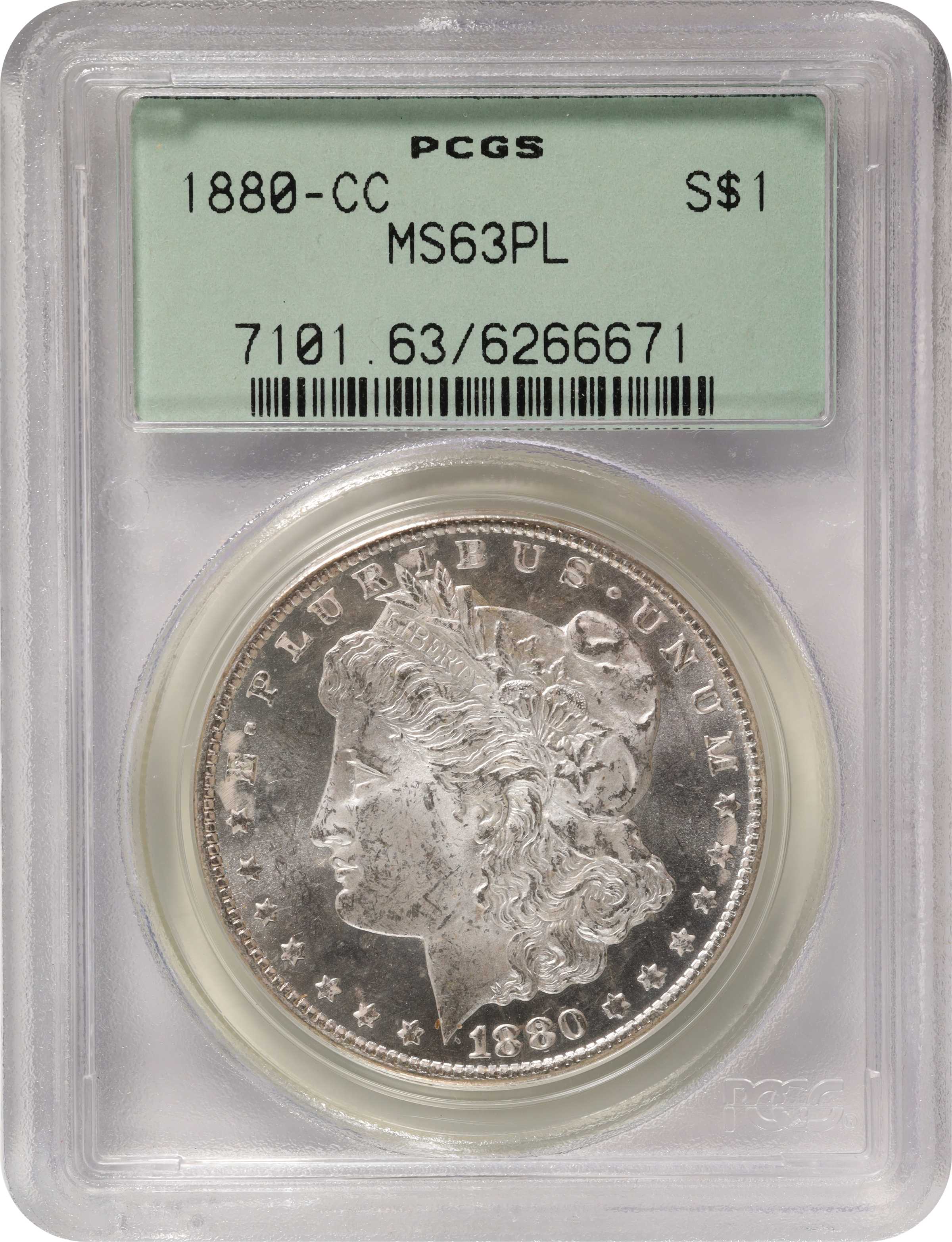 1880-CC $1  8/Low 7 MS PL MS61 PL thumbnail 11
