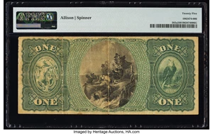image for: Orange, MA - $1 Original Fr. 382a The Orange National Bank Ch. # 2255 PMG Very Fine 25....