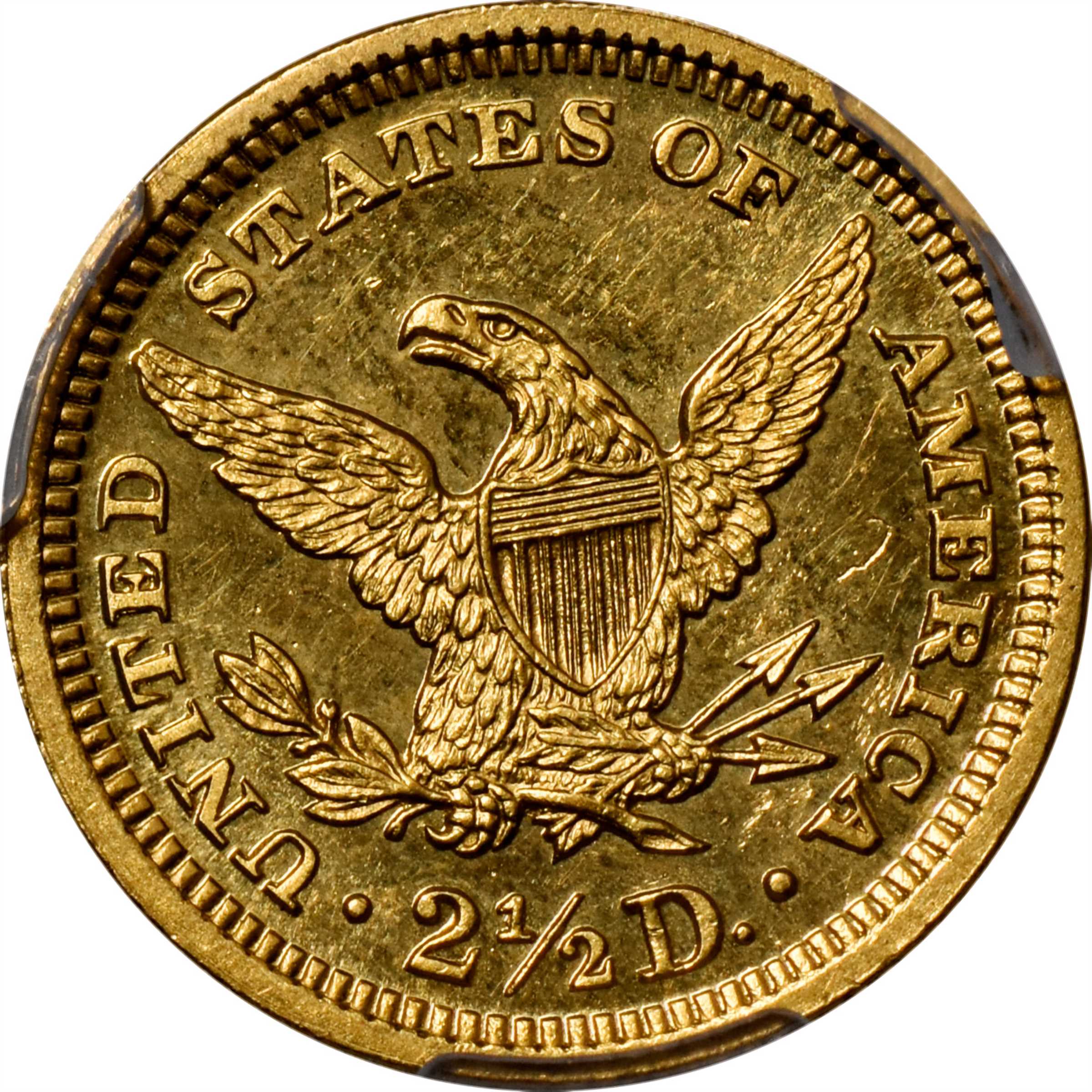 image for: 1901 Liberty Head Quarter Eagle. JD-1, the only known dies. Rarity-4-. Proof-64 Cameo (PCGS).