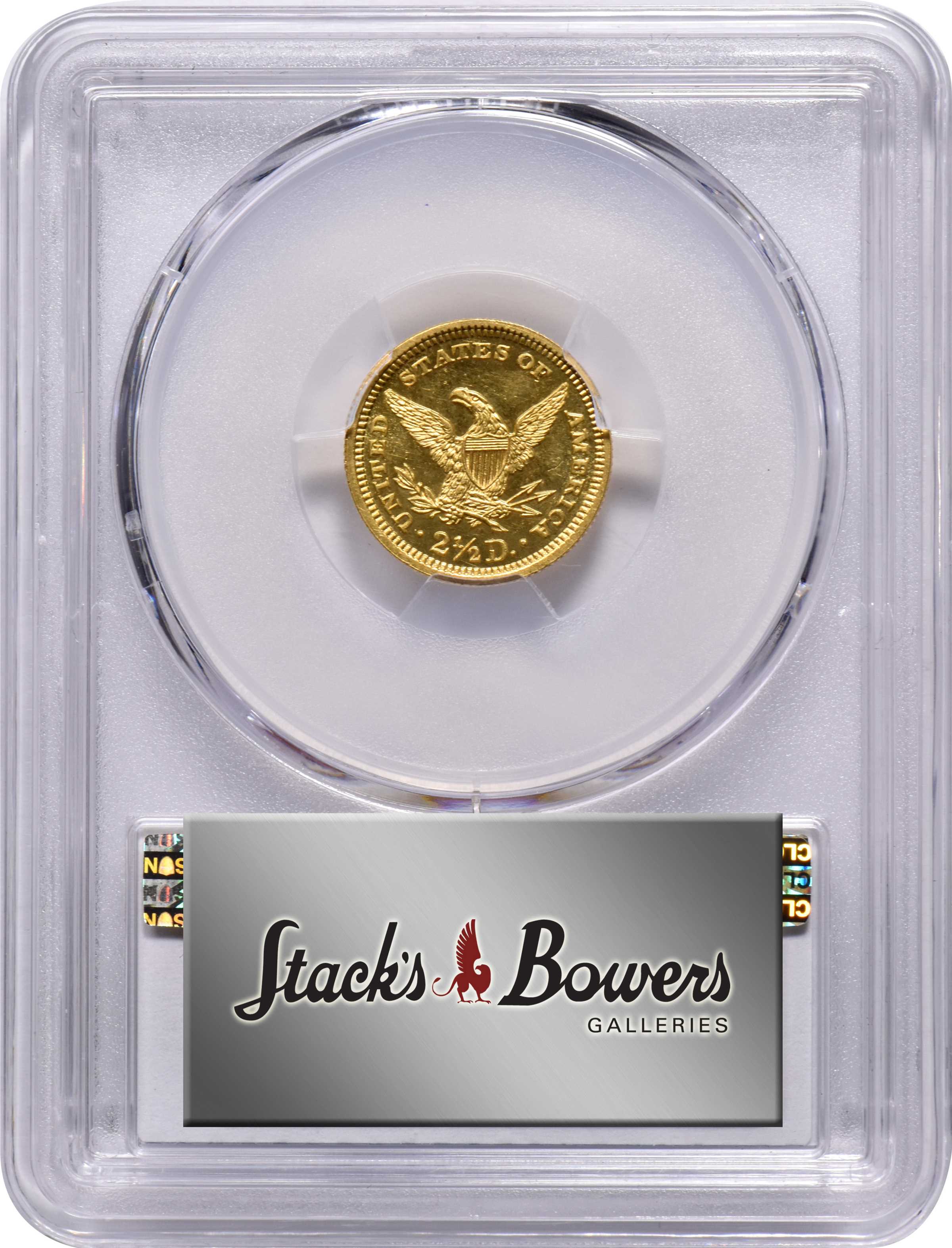 image for: 1901 Liberty Head Quarter Eagle. JD-1, the only known dies. Rarity-4-. Proof-64 Cameo (PCGS).