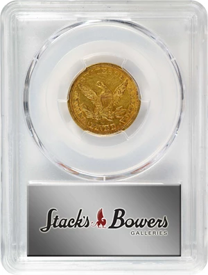 image for: 1855-O Liberty Head Half Eagle. Winter-1, the only known dies. AU-55 (PCGS). CAC.