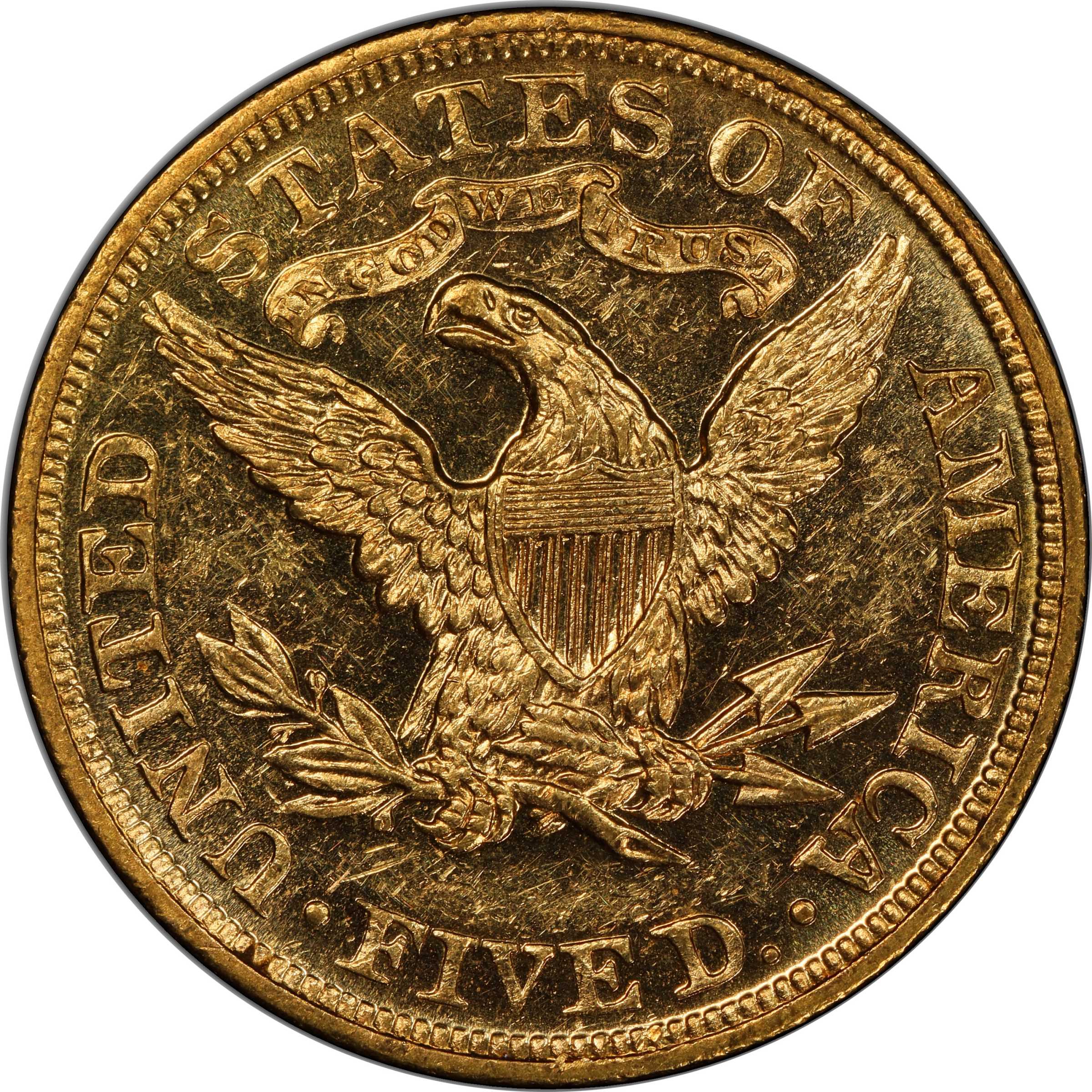 image for: 1906 Liberty Head Half Eagle. JD-1, the only known dies. Rarity-5. Proof-60 (PCGS).