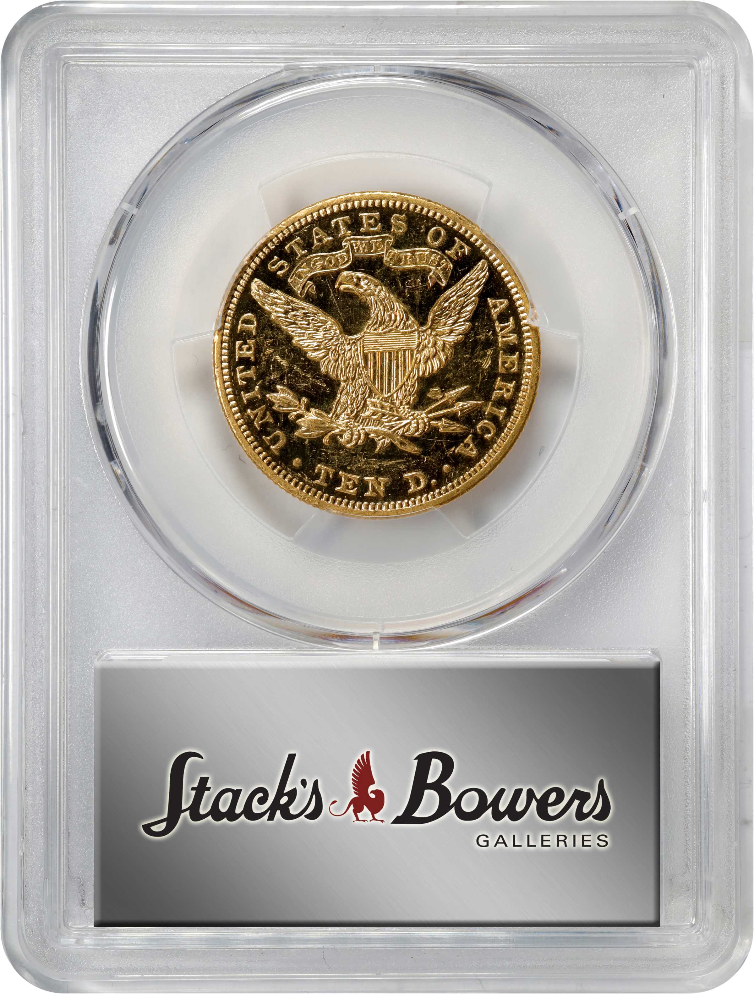 image for: 1904 Liberty Head Eagle. JD-1, the only known dies. Rarity-5-. Proof-58 (PCGS). CAC.