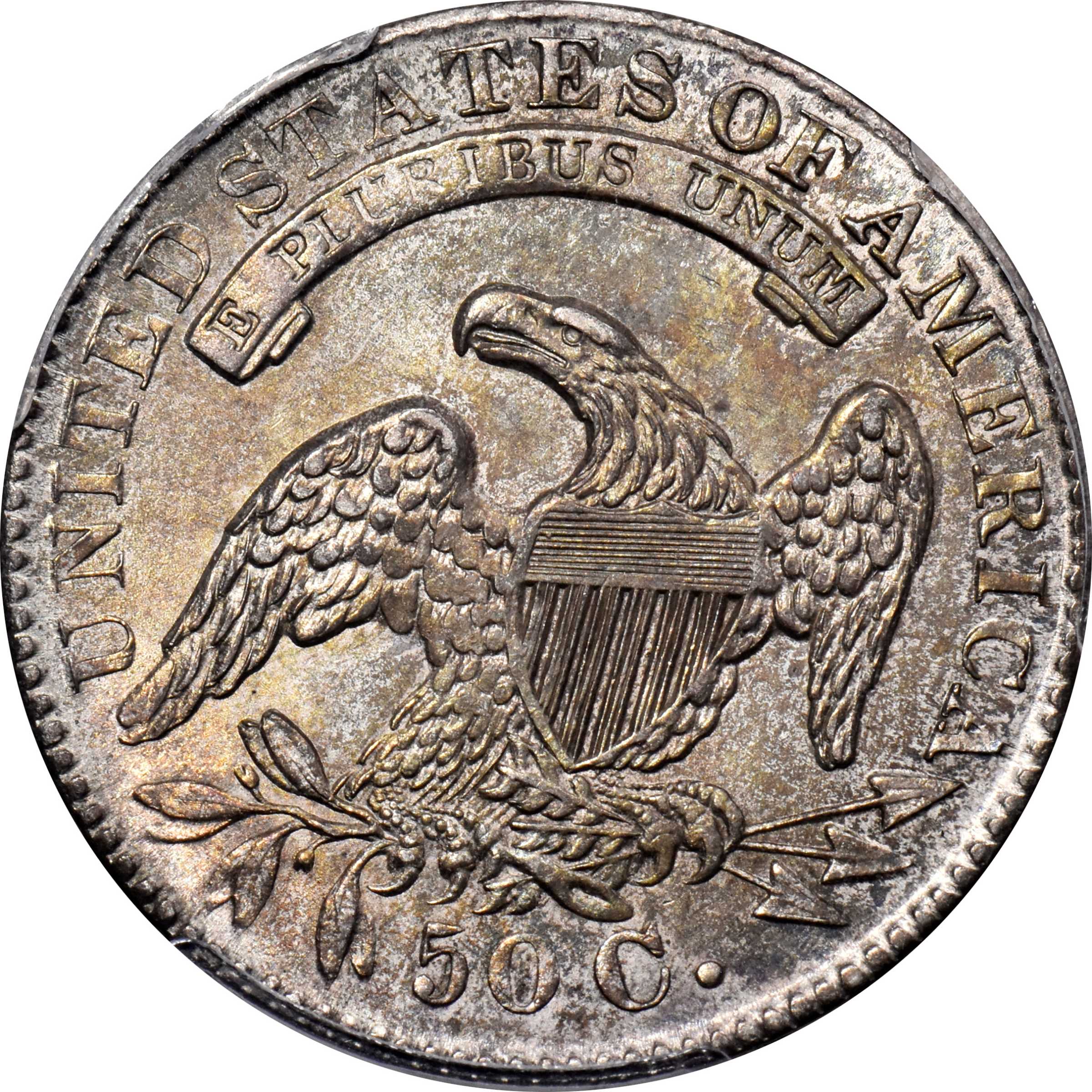1834 50c Large Date, Large Letters MS63 thumbnail 2