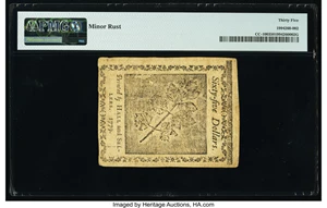 image for: Continental Currency January 14, 1779 $65 PMG Choice Very Fine 35....
