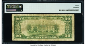 image for: Fr. 2402* $20 1928 Gold Certificate Star. PMG Very Fine 20....