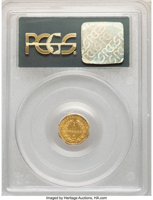 image for: 1876/5 $1 Indian Octagonal Dollar, BG-1128, R.5, MS63 PCGS. PCGS Population: (7/6). NGC Census: (2/0). MS63....
