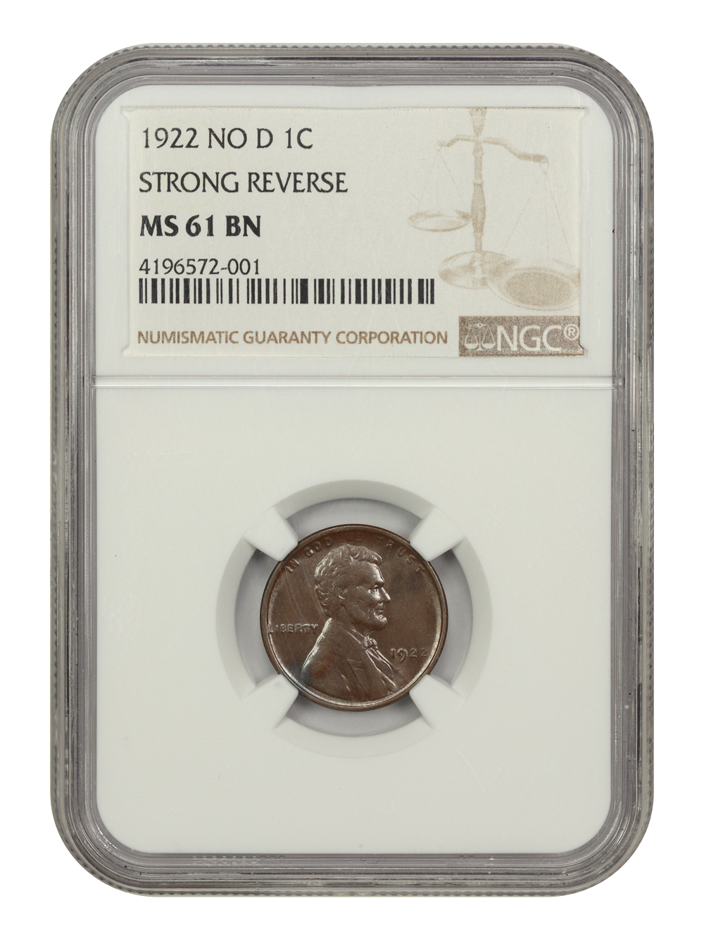 1922 no D 1c Strong Reverse, Die Pair 2 MS BN AU55 BN thumbnail 9