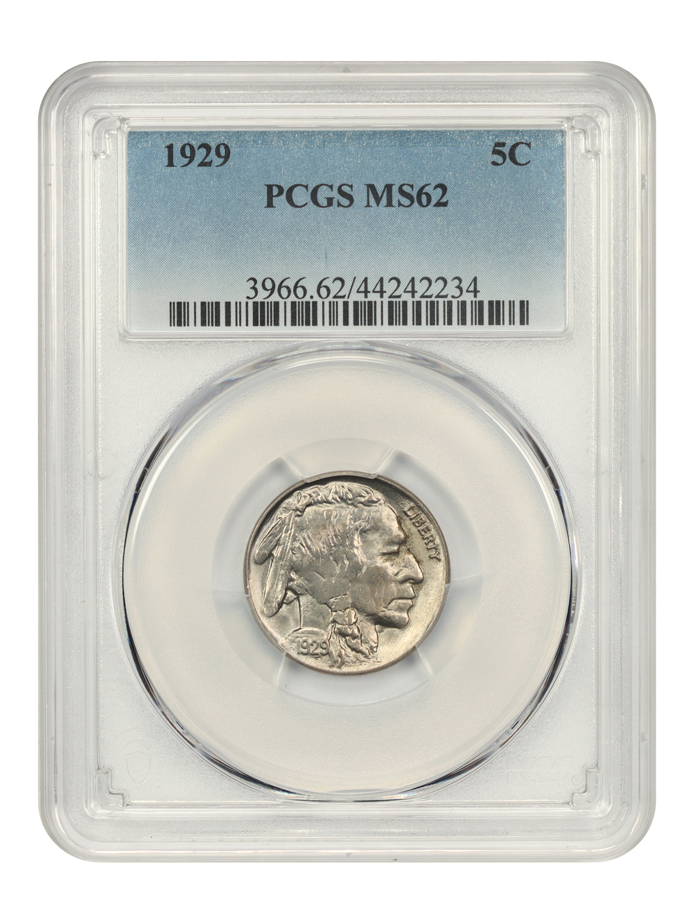 1929 5c MS62 CAC thumbnail 3