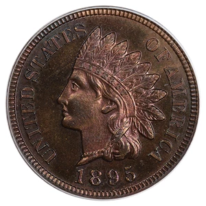 image for: 1895 1c PCGS/CAC Proof 65 BN
