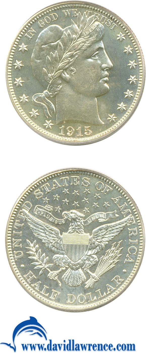 image for: 1915 50c  PCGS Proof 64 Cameo