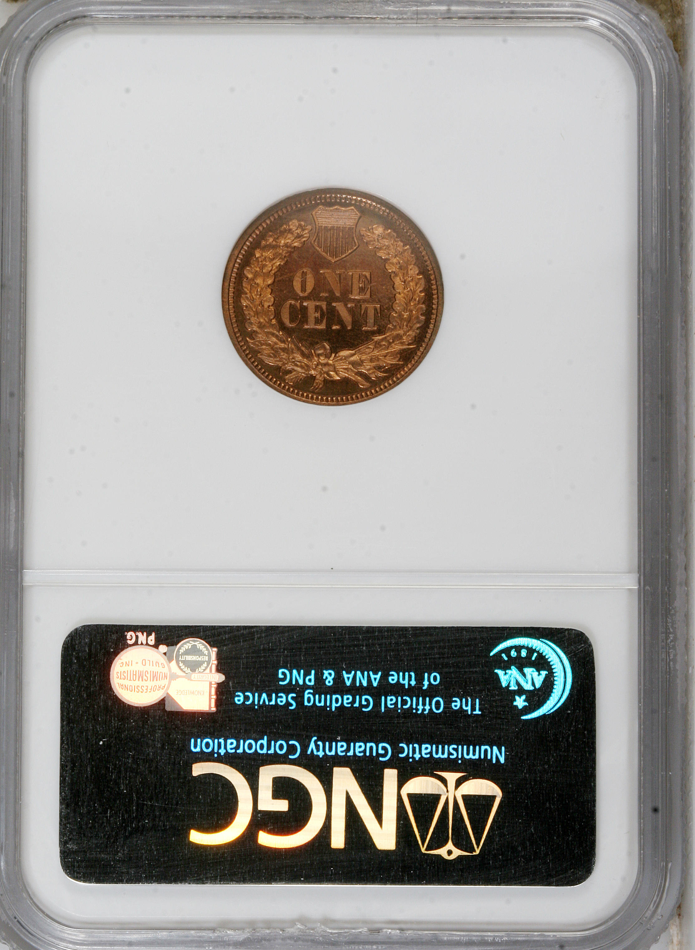 image for: 1864 1C Bronze No L PR64 Cameo NGC....