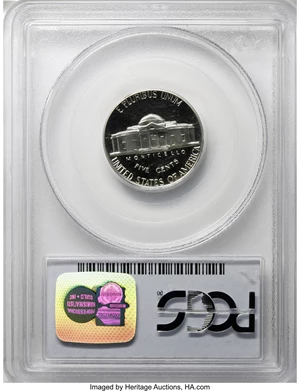 image for: 1969-S 5C PR68 Cameo PCGS. PCGS Population (70/30). NGC Census: (26/44). Numismedia Wsl. Price for NGC/PCGS coin in PR68: ...