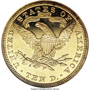 image for: 1900 $10 PR61 Cameo NGC....