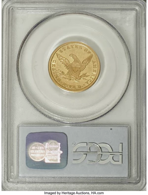 image for: 1842 $5 Small Letters AU53 PCGS....