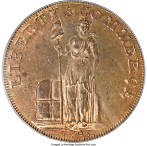 image for: 1795 Cent Talbot, Allum & Lee Cent PR64 Red and Brown PCGS....