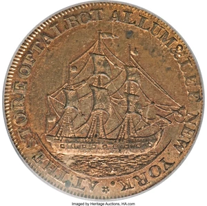 image for: 1795 Cent Talbot, Allum & Lee Cent PR64 Red and Brown PCGS....
