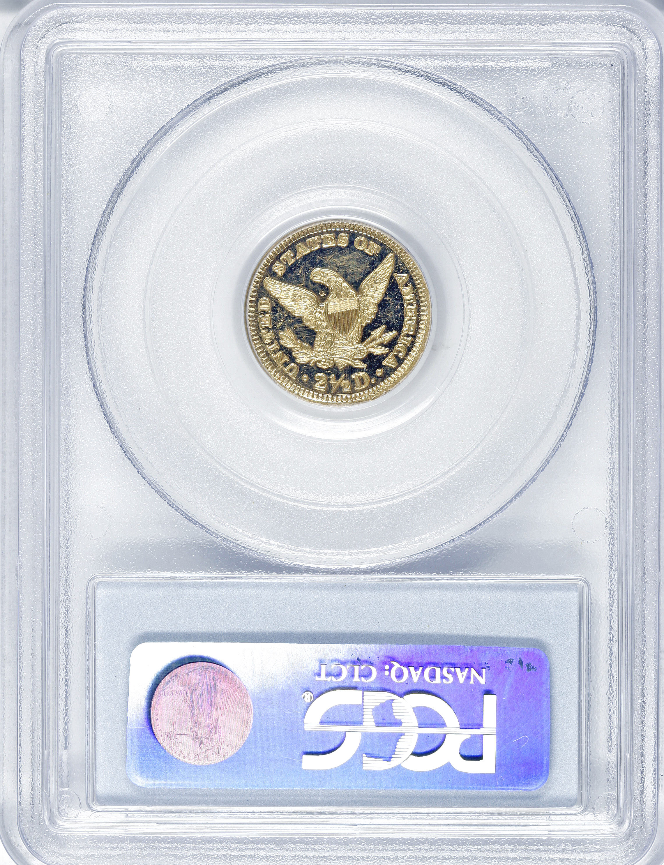 image for: 1902 $2 1/2 PR62 Cameo PCGS....