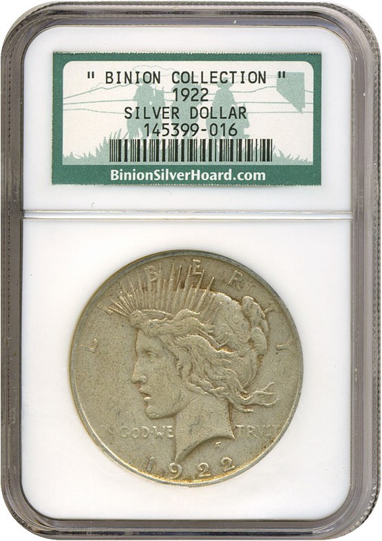 1922 $1 VG8 CAC thumbnail 6