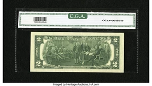 image for: Fr. 1935-I $2 1976 Federal Reserve Note. CGA Gem Uncirculated 68....