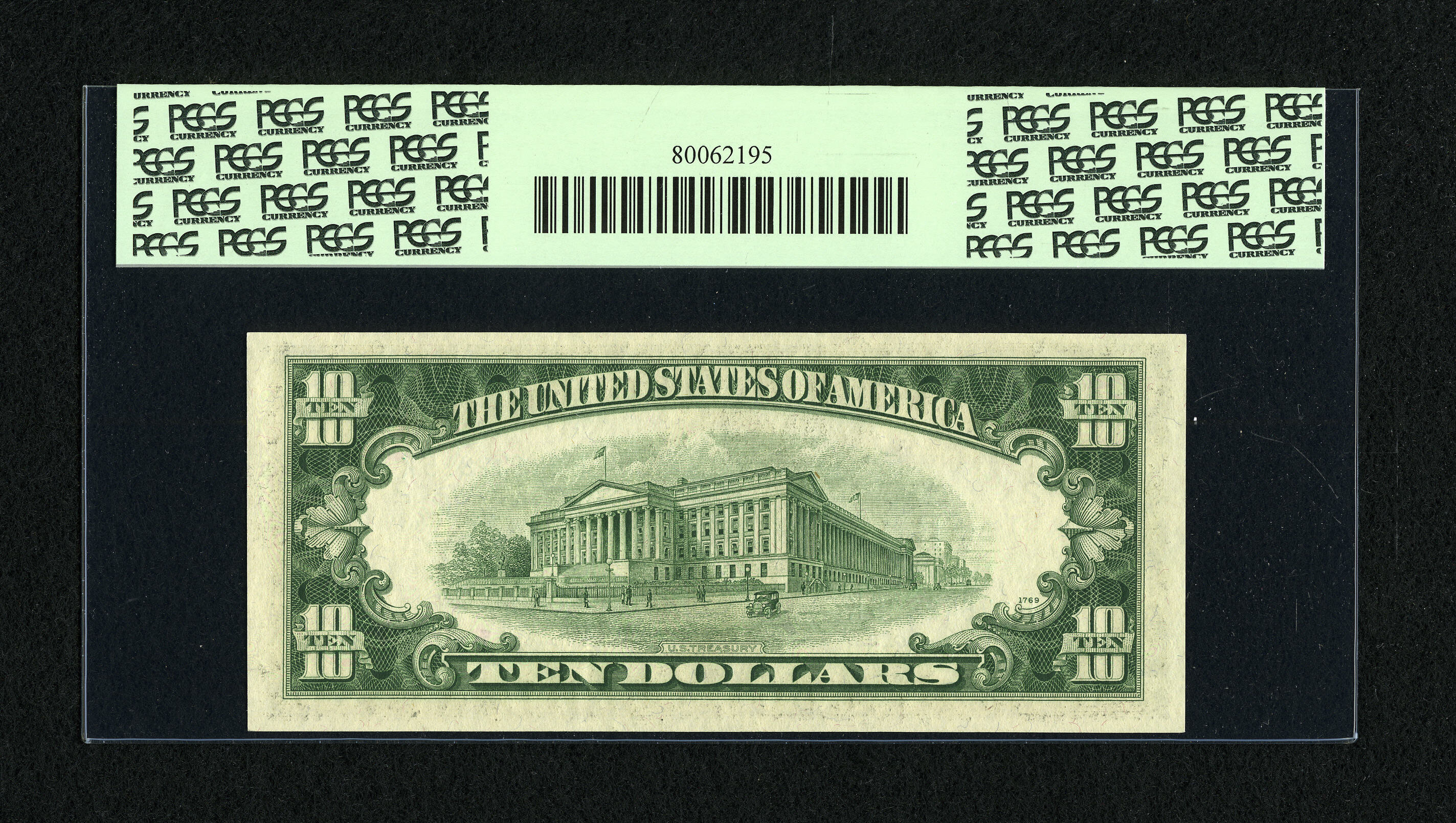 image for: Fr. 2015-B $10 1950E Federal Reserve Note. PCGS Gem New 65PPQ....